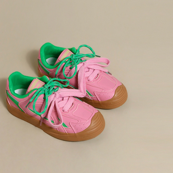 【4color】カラフルレースアップスニーカー Z00209