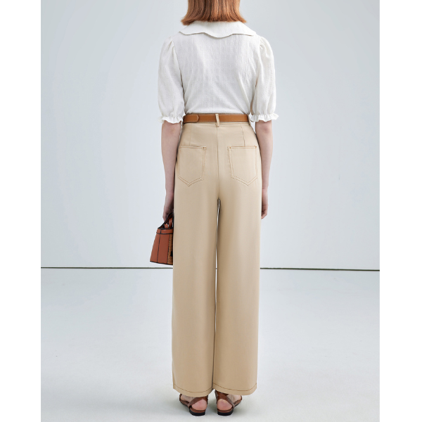 ハイウエストストレートパンツ X-249