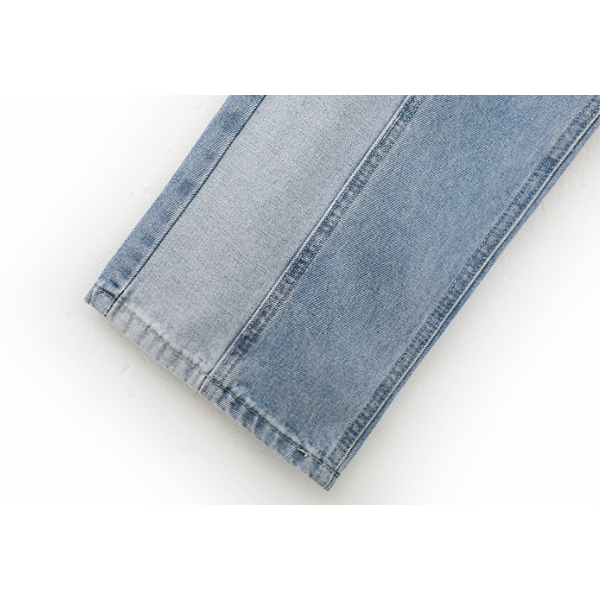 サイドラインデニムストレートパンツ X-429