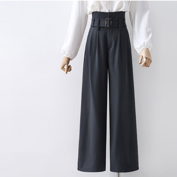 【2color】ドレープワイドパンツ AU-377