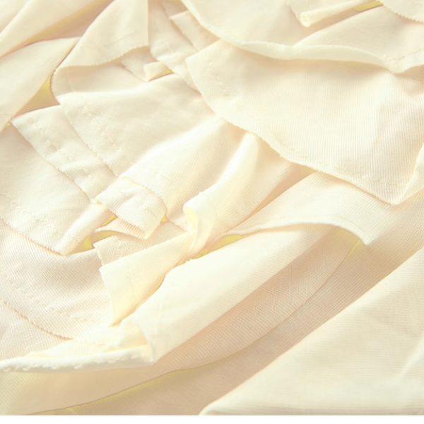 【2color】フラワーデコレーションノースリーブトップス W-201