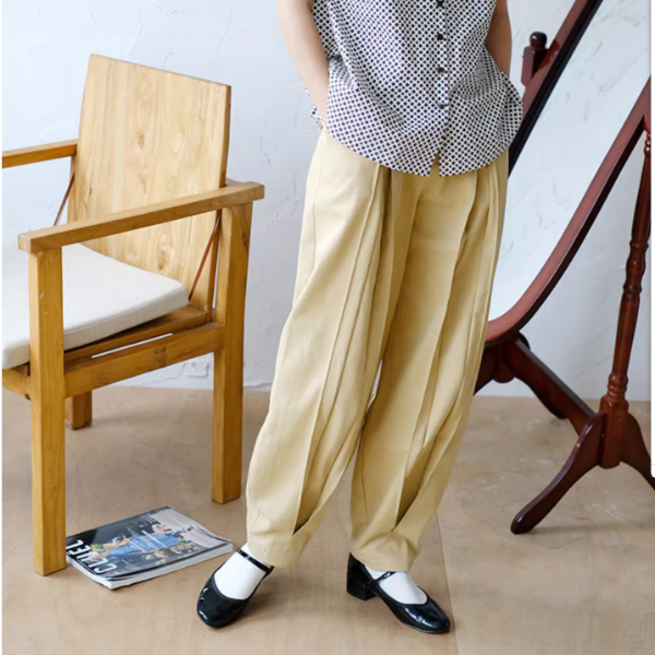 フロントスプリーツストリートパンツ X-264