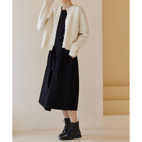 ブラックルーズロングワンピース Z00113