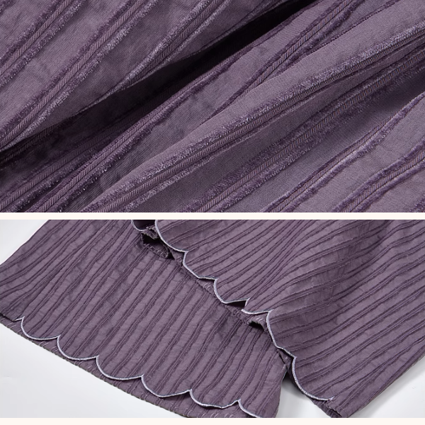 フリルスリーブトップ&ワイドパンツセットアップ《Z00966》