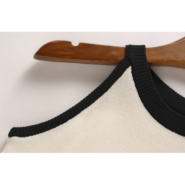 【5color】 ホルターネックニットトップ Z00206