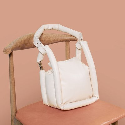 【3color】柔らかいスクエアバッグ