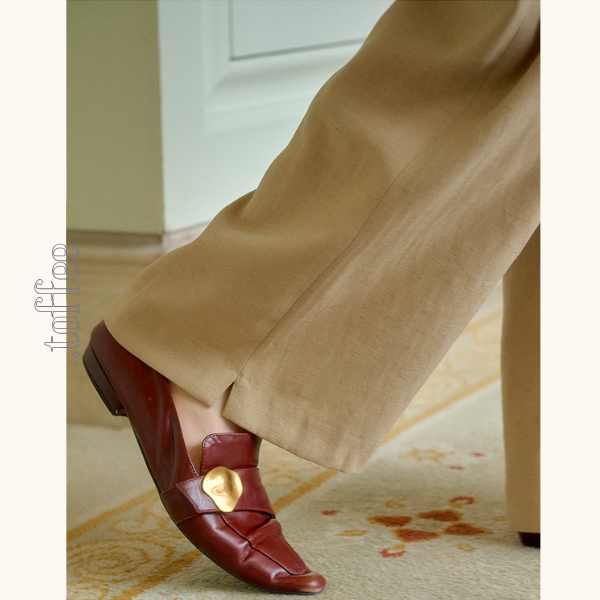 レトロ調シングルブレストベスト&ハイウエストワイドパンツセットアップ 《Z00815》