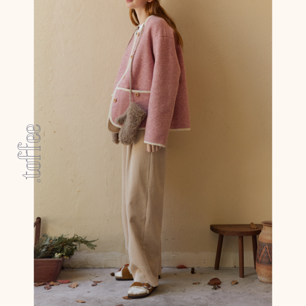 【2color】ハイウエストコーデュロイパンツ Z00523