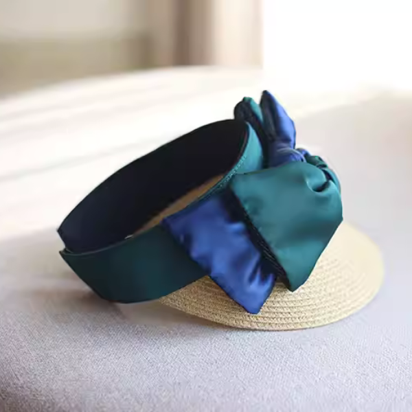 【3color】ビッグリボンサンバイザー X-151