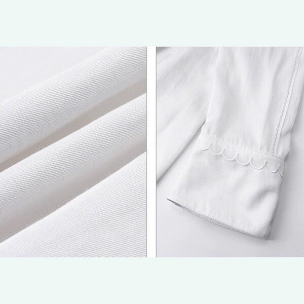 フェアリーレースを纏う:聖なるクラシックブラウス 《C0194》