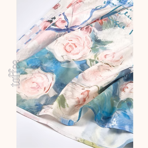 深海の花の泡ホルターネックワンピース《Z00967》