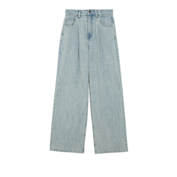 ルーズストレートデニムパンツ Z00224