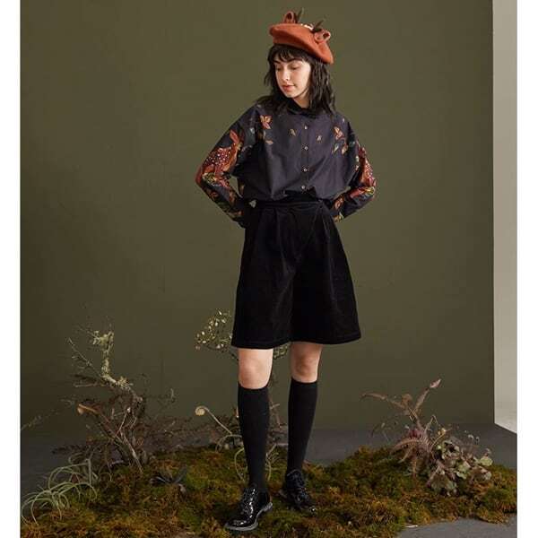 ナイトフォレストシャツブラウス C0074