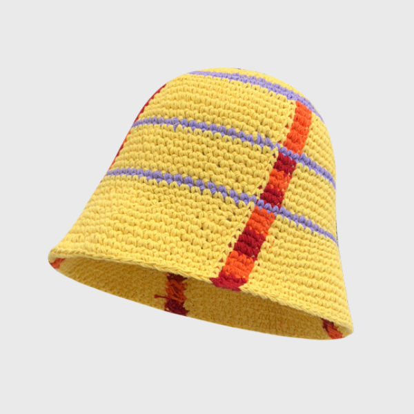 【5color】ラインバケットハット X-104