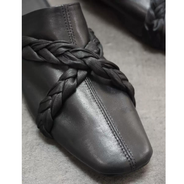 クロスバンドフラットミュール X-018