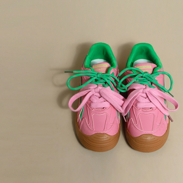 【4color】カラフルレースアップスニーカー Z00209