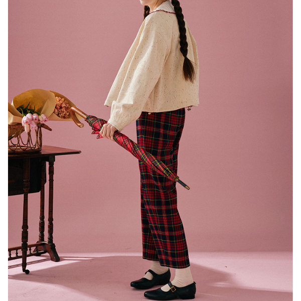 【2color】POPなラウンドネックコットンジャケット  Z00131