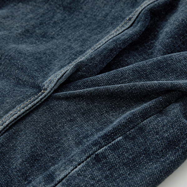 ノーカラーデニムジャケット X-228