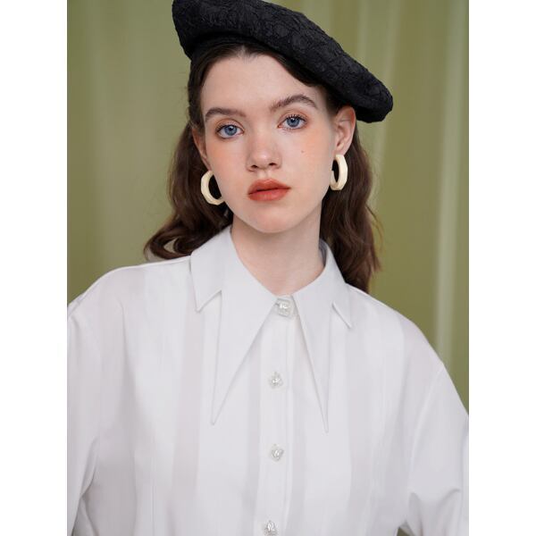 【4color】スワローカラーブラウス C0039