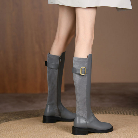 【3color】コンビネーションジョッキーブーツ X-374