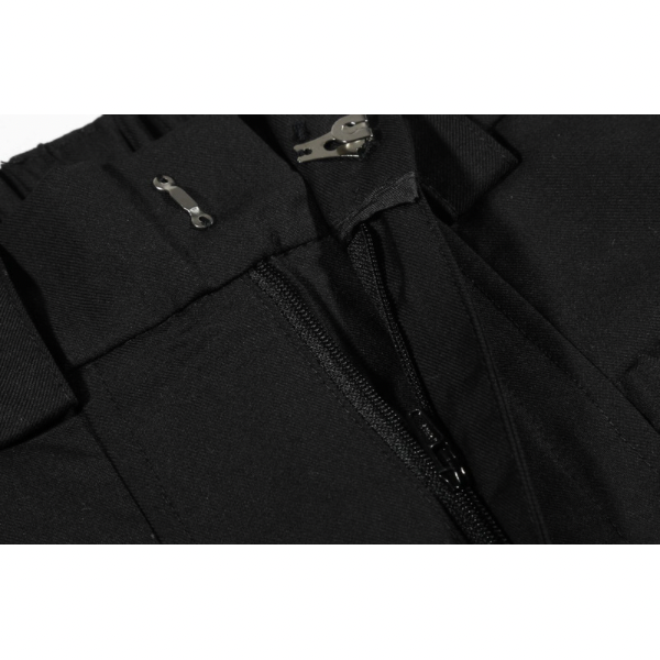 【2color】ハイウエストタックワイドパンツ X-163