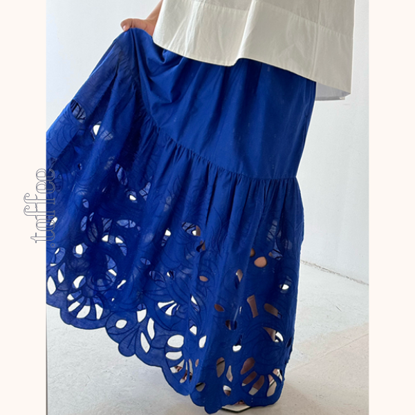 カットアウトロングスカート Z00421