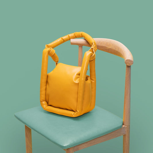 【3color】柔らかいスクエアバッグ