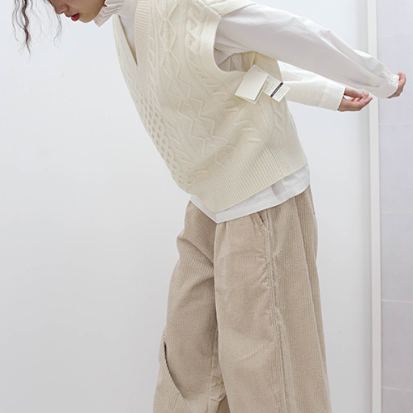 スタンドカラーフリルステッチトップス AU-237