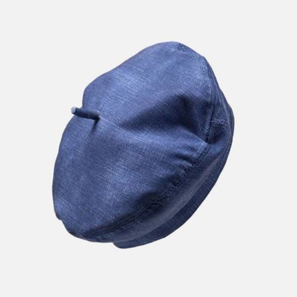 【2color】レトロスタイルデニムカラーベレー帽 AU-035