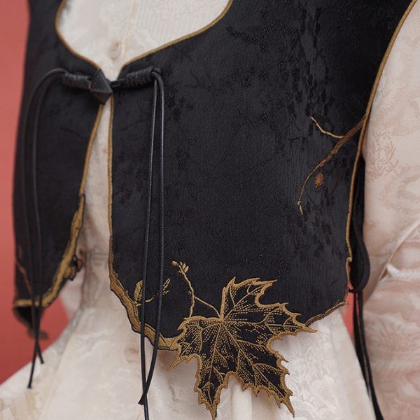 リーフモチーフベスト w-032