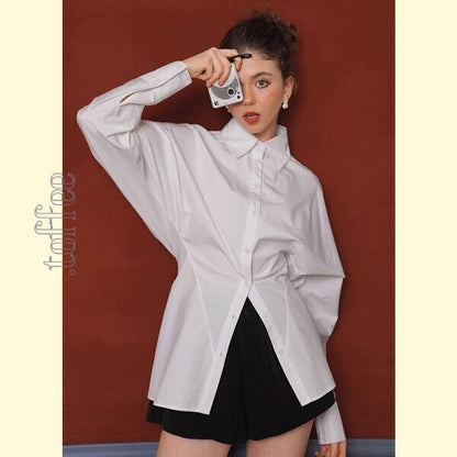 【2color】レトロラグジュアリー：スウェード調ショートパンツ 《C0205》