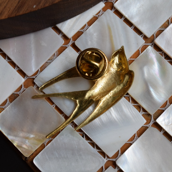 つばめブローチ X-093