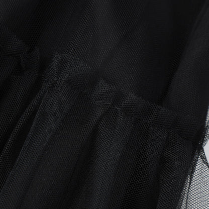 フリルヘムメッシュスカート Z00288