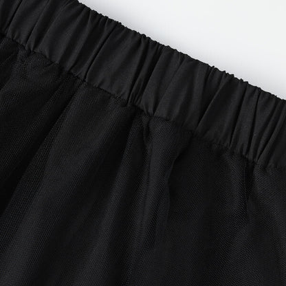 フリルヘムメッシュスカート Z00288