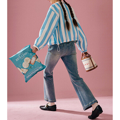 【2color】POPなラウンドネックコットンジャケット  Z00131