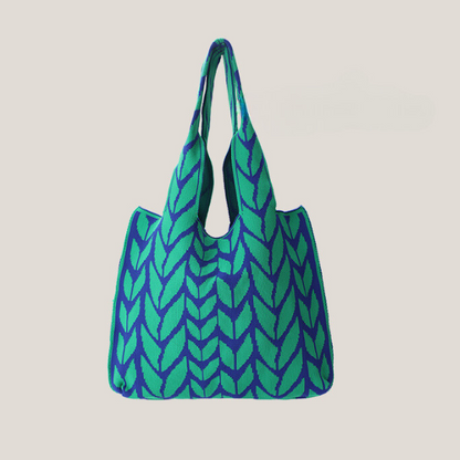 【3color】ボタニカルショルダートートバッグ Z00004