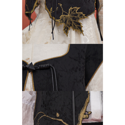 リーフモチーフベスト w-032