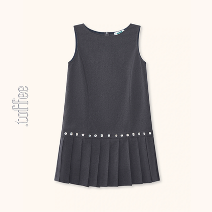 ノースリーブショートプリーツワンピース《Z00875》