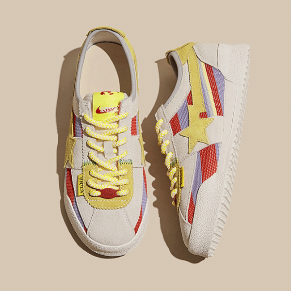 【2color】スウェードスタースニーカー X-118