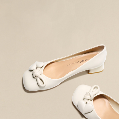 【2color】ハートノットパンプス X-041