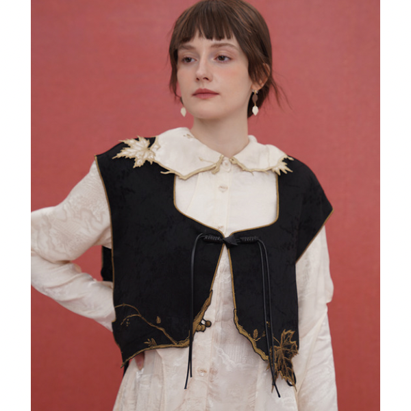 リーフモチーフベスト w-032