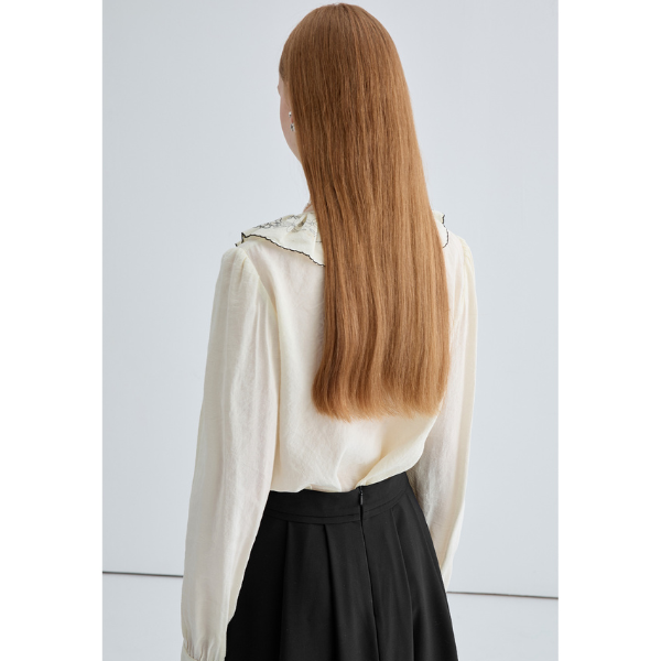 ドールカラーフレンチレースブラウス Z00029