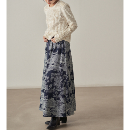 【2color】 レースフリンジ スリムフィットトップス X-433