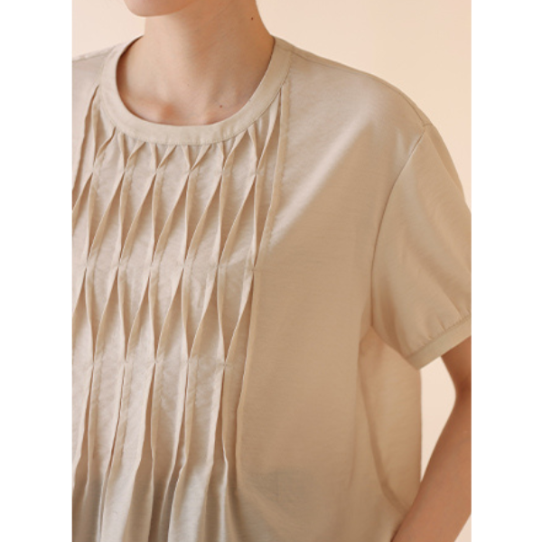 デザインプリーツブラウス X-113