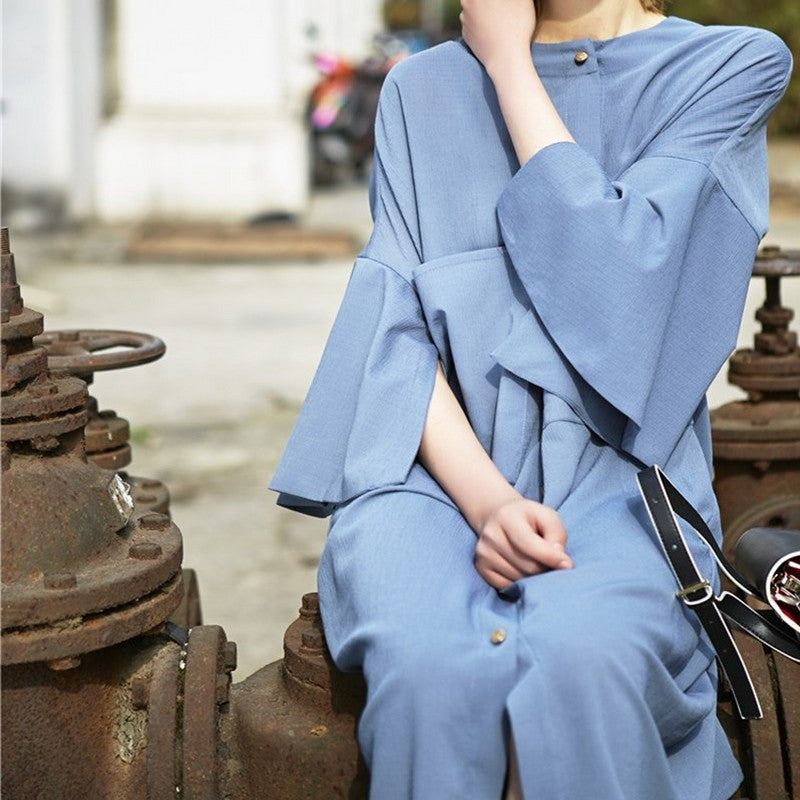 フレアスリーブワンピース　op00013