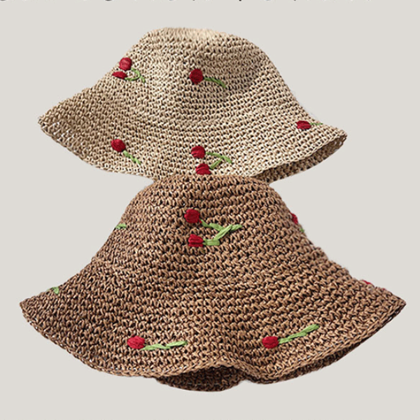 【2color】チェリーペーパーハット X-058