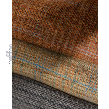 【3color】チェック柄リボン装飾ジレ＆ミモレ丈プリーツスカートセットアップ《Z00858》