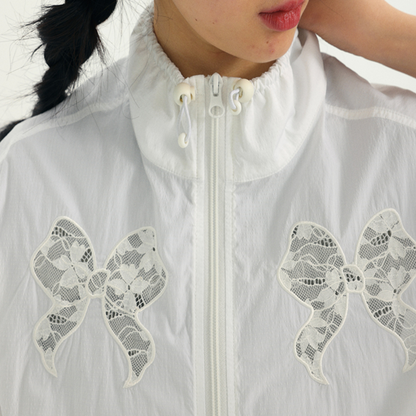 リボンモチーフの中空ジャケット　Z00354