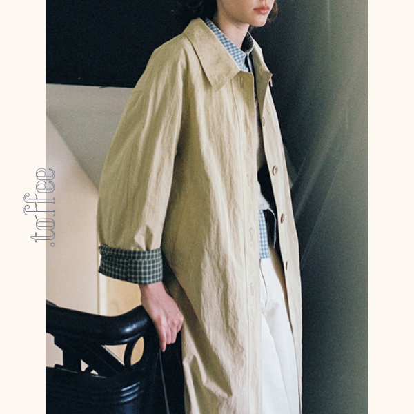 しわ加工入りヴィンテージミドル丈ジャケット　Z00533