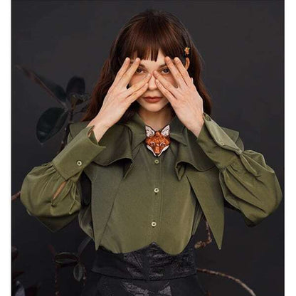 【3color】ディテールデザインブラウス C0084